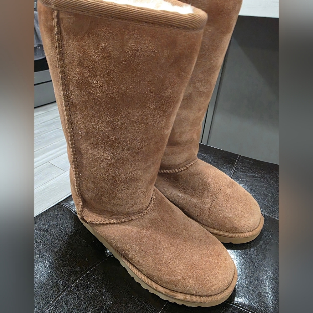 UGG Tan Brown Sude Boots